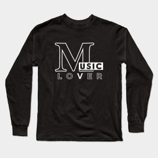 Music Lover Long Sleeve T-Shirt